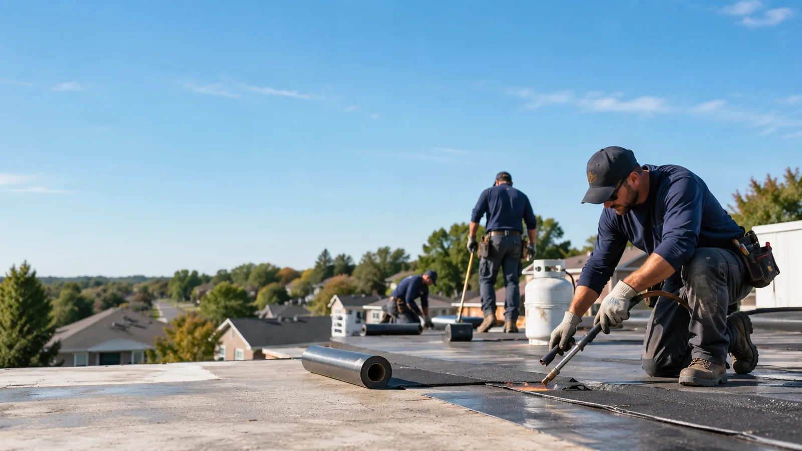 Flat Roof Leak Repair providers in Burdick, KS